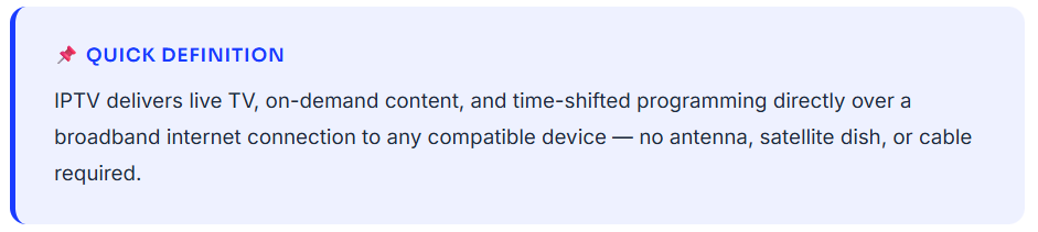 what is iptv