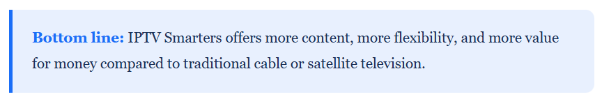 why iptv smarters is better than traditional tv