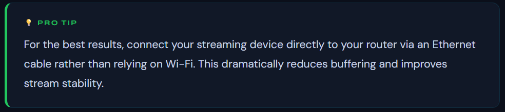 how to get the best results for streaming using iptv
