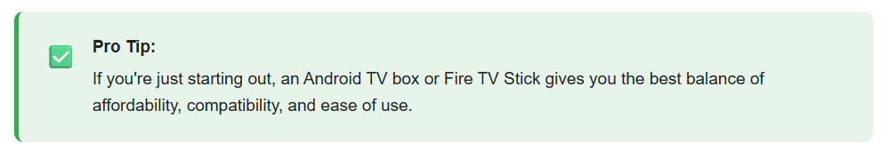 pro tip on how to choose the right device for iptv service
